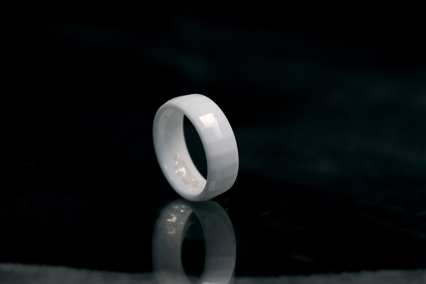 Mystic white pop ring