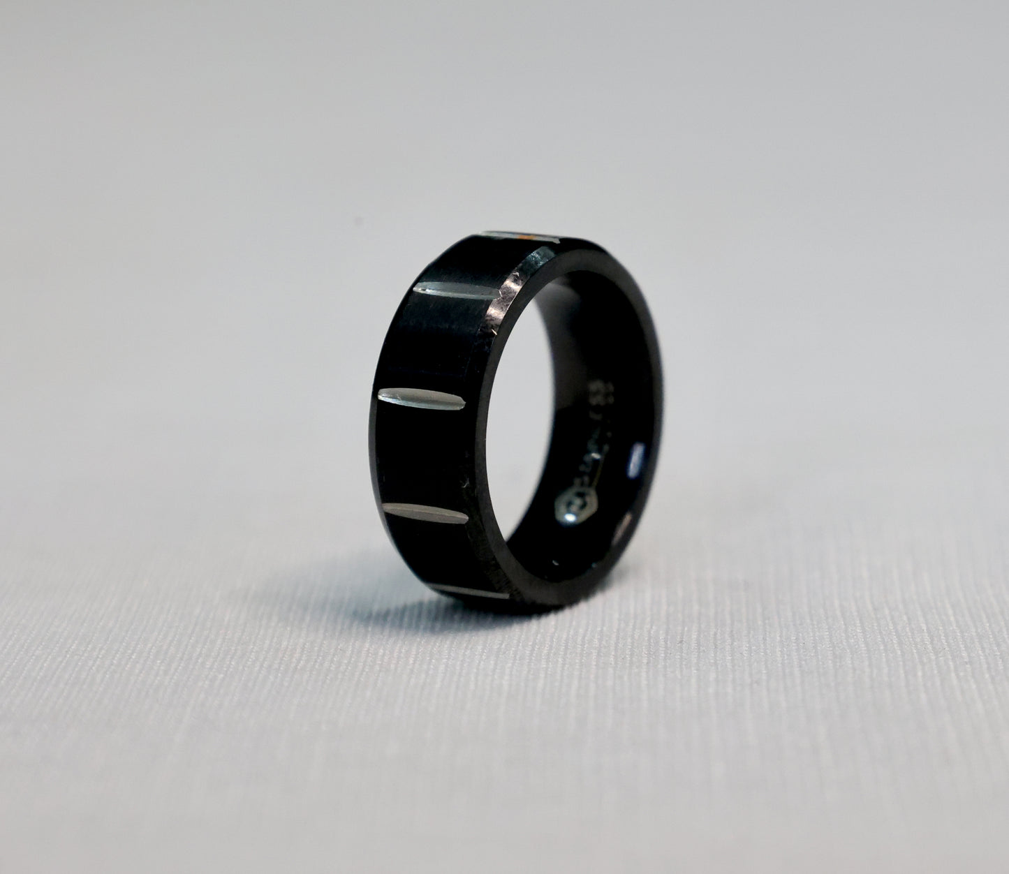 Metallica black ring band for men