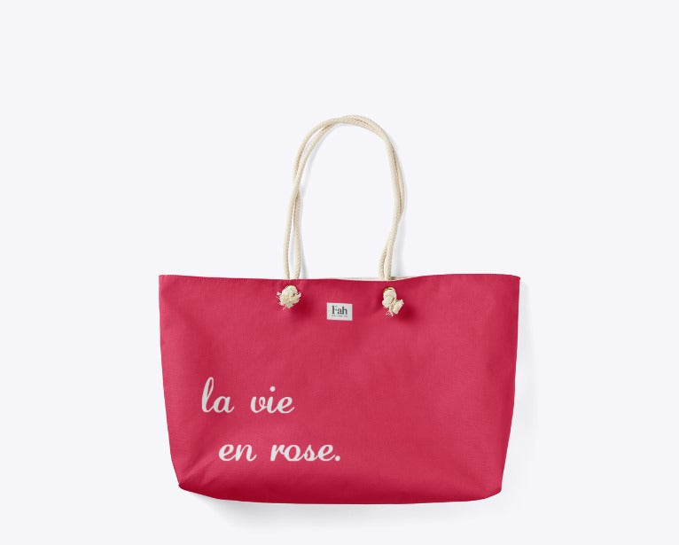 La vie en rose totebag