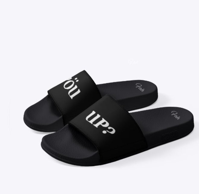 You up? FLIP FLOPS Black