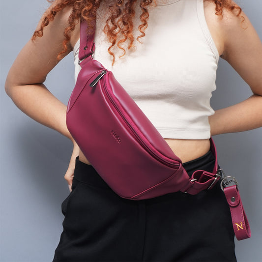 Burgundy Crossbody Bag