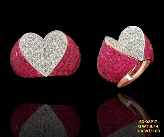 Heart Diamond Ring