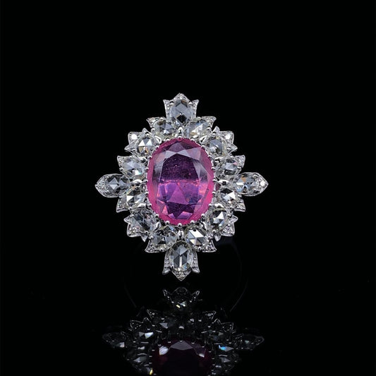 Pink Diamond Ring