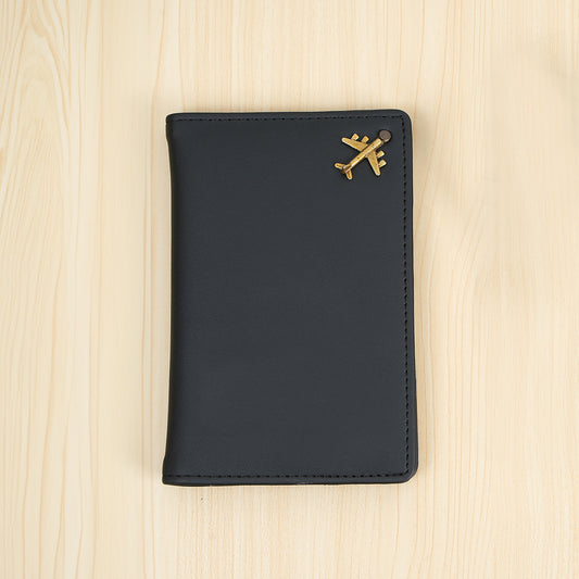 Charcoal Black Passport Cover