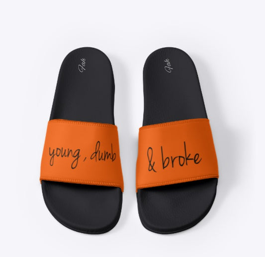 Young Dumb & Broke flip flops