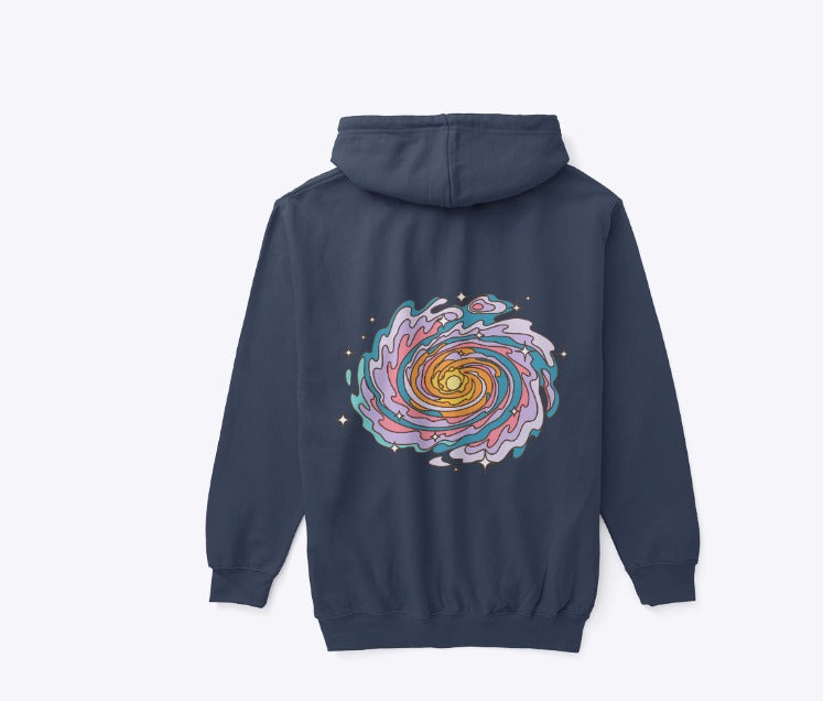 Cosmic Hoodie Navy Blue