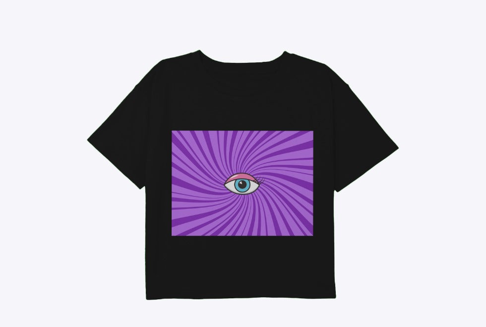 illusions  crop comfort tee