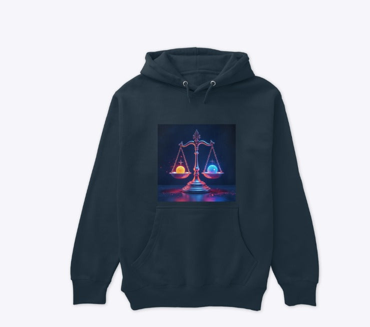 Karmic Balance Equilibrium Graphic Hoodie