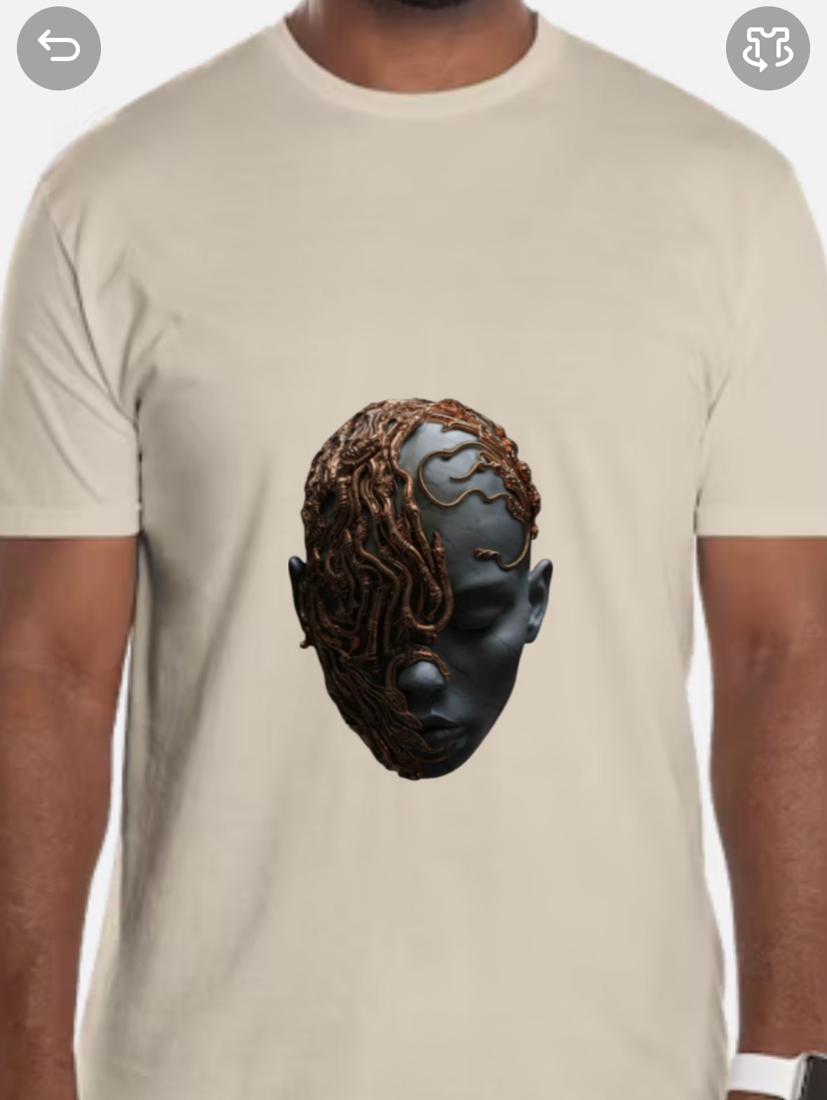 Forgotten faces drop shoulder T-Shirt