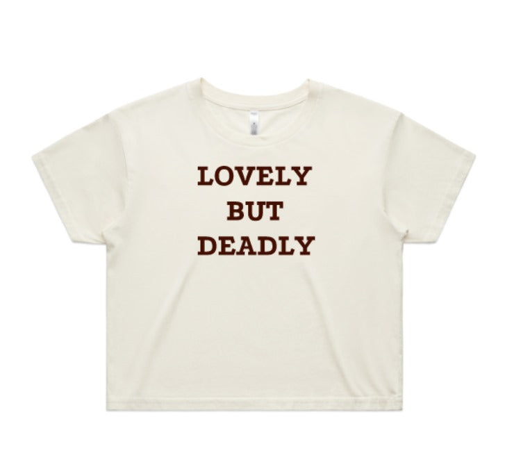 Deadly Love women crop t shirt