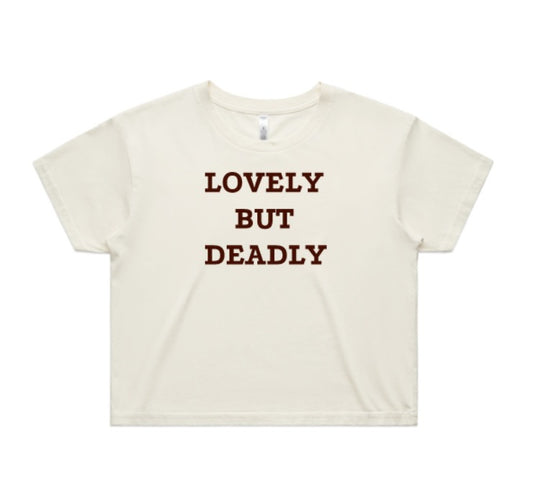 Deadly Love women crop t shirt