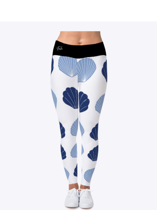 Sea Shell sport leggings polyster